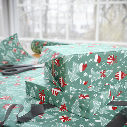 Jolly Sketchmas – Whimsical Winter Wrapping Paper