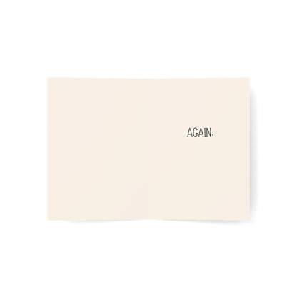 Thanks for saving my arse. | Again. | Thank You Card