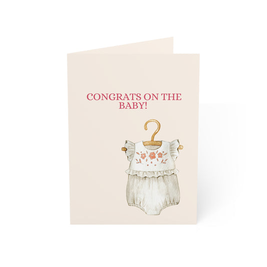 Congrats on the baby! | May your pelvic floor find its way home | humorous baby card