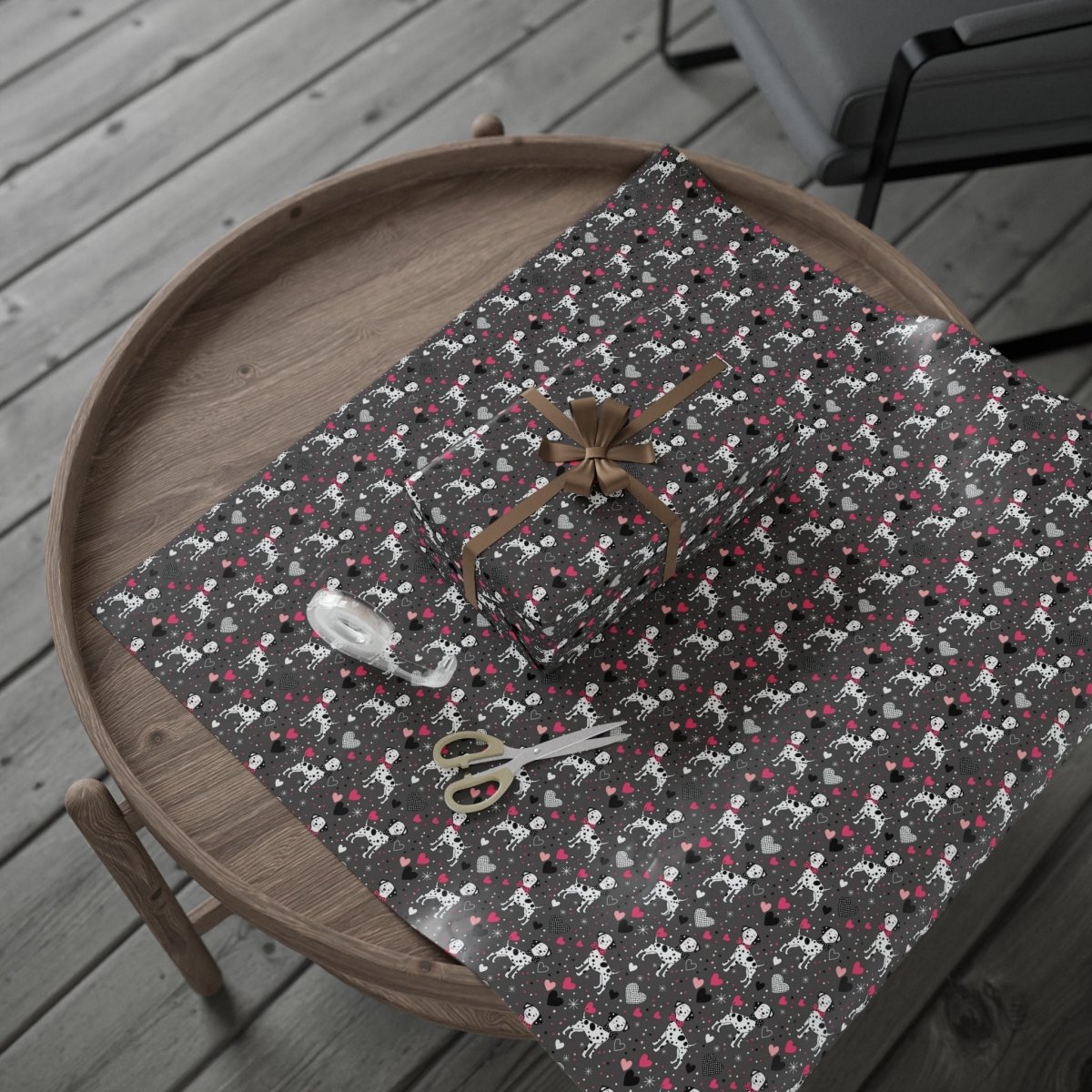 Spot On Sweetheart – Dalmatian Love Wrapping Paper