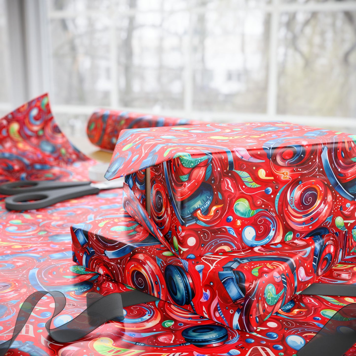Electric Melody – Bold Music Wrapping Paper