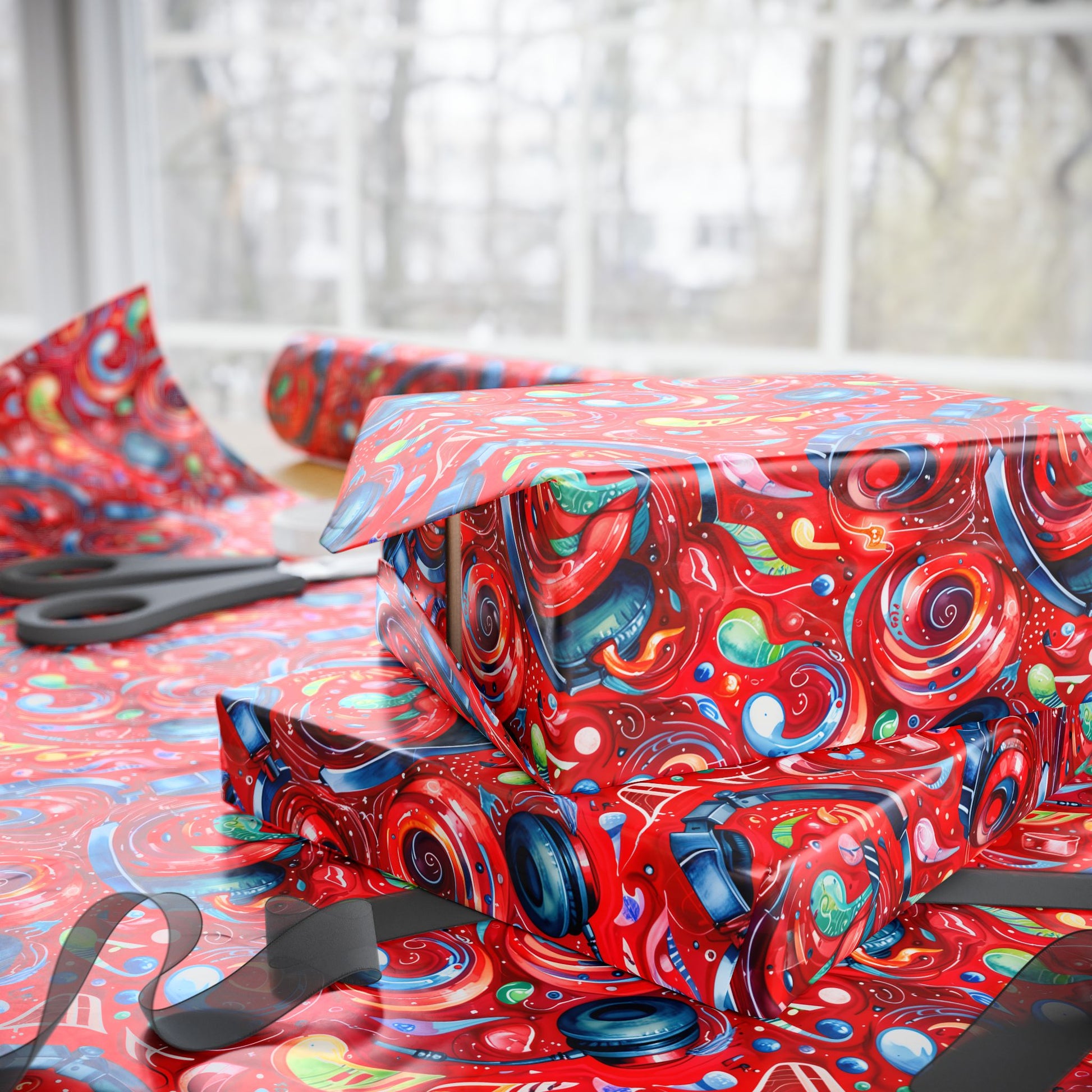 Electric Melody – Bold Music Wrapping Paper