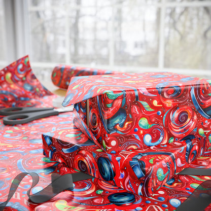 Electric Melody – Bold Music Wrapping Paper