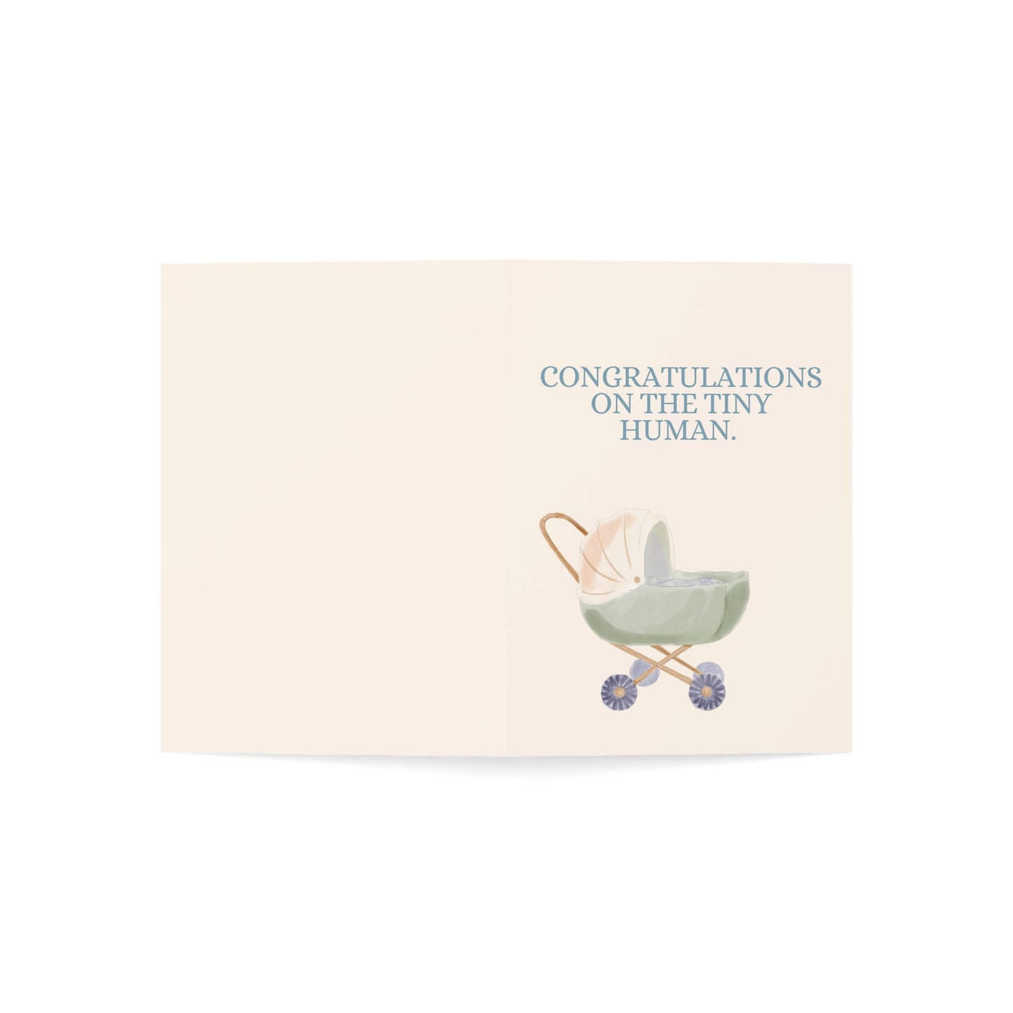 Congratulations on the tiny human. | Your coochie died a hero. | Funny New Baby Card