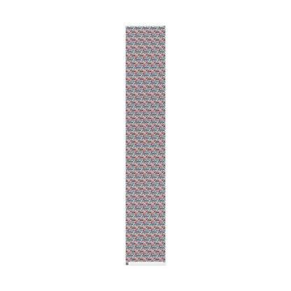 Wrapping Papers: Colorful Blue & Red Abstract Cityscape