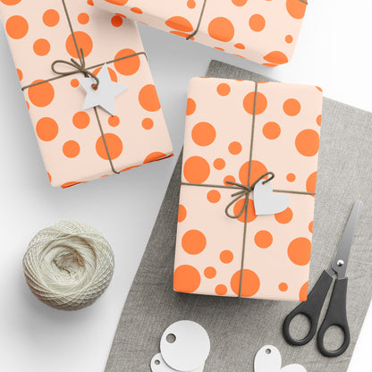 Orange Dot Delight – Whimsical Wrap