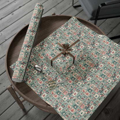 Charming Holiday Wrapping Paper Roll