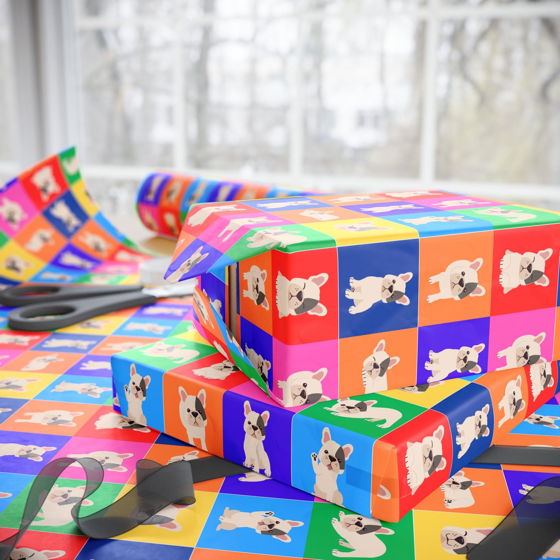 French bulldog Wrapping Paper