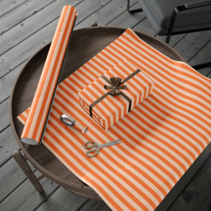 Chic Orange Stripes – Modern Wrap