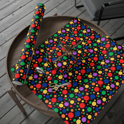 Colorful Polka Dot Wrapping Papers, Fun Gift Wrap for Birthdays, Parties, Celebrations, Events, Holidays, Arts and Crafts
