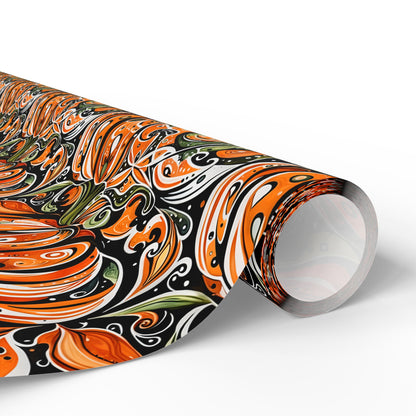 Festive Pumpkin Wrapping Papers