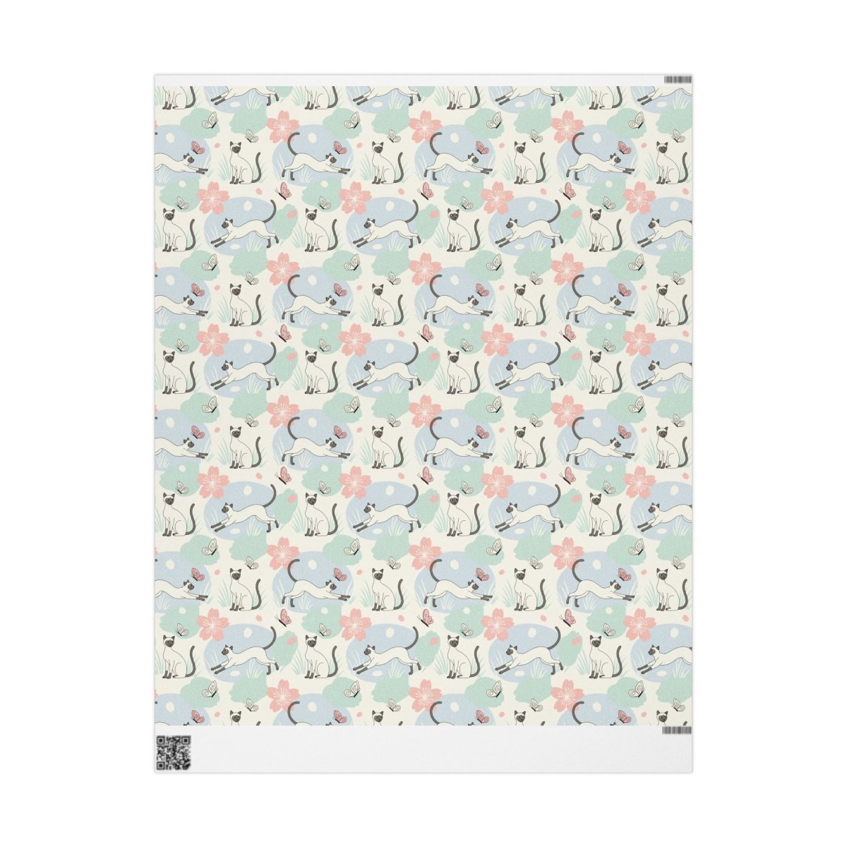 Purrfectly Poised – Siamese Cat Wrapping Paper