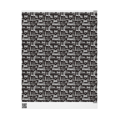 Wrapping Papers - Stylish Abstract Cityscape Design