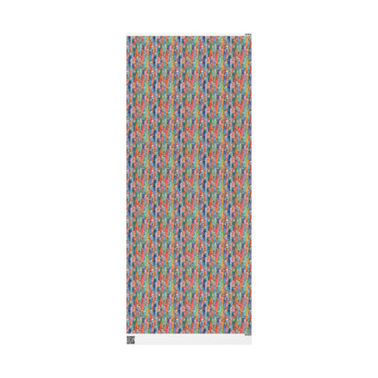 Abstract Cityscape Wrapping Papers