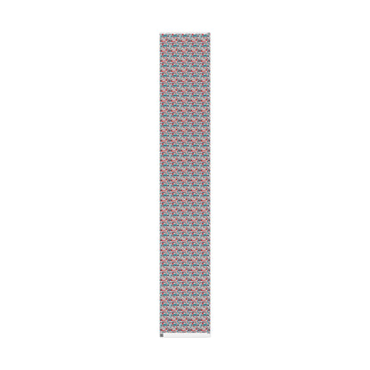 Wrapping Papers: Colorful Blue & Red Abstract Cityscape