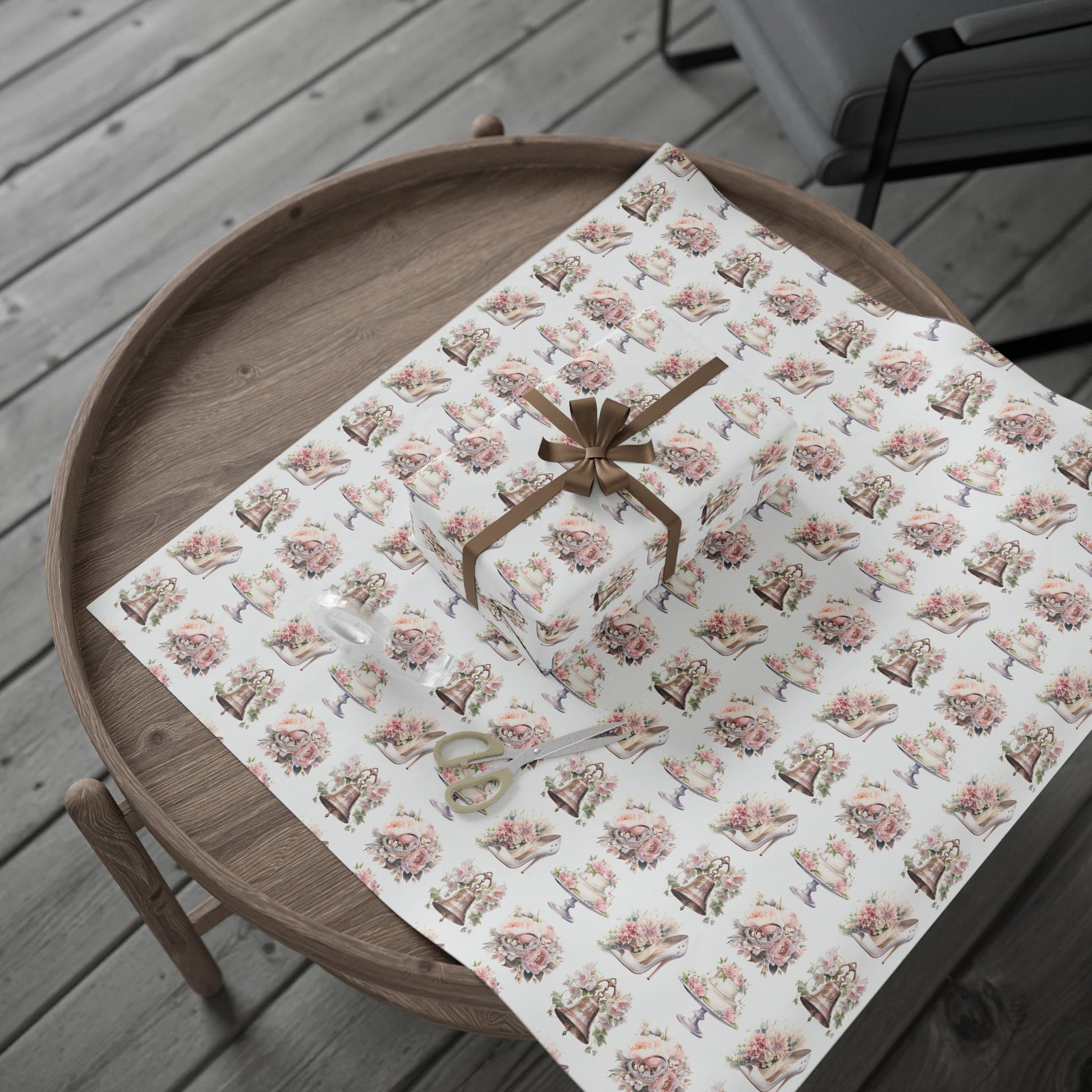 Iconic Wedding Elements Wrapping Design