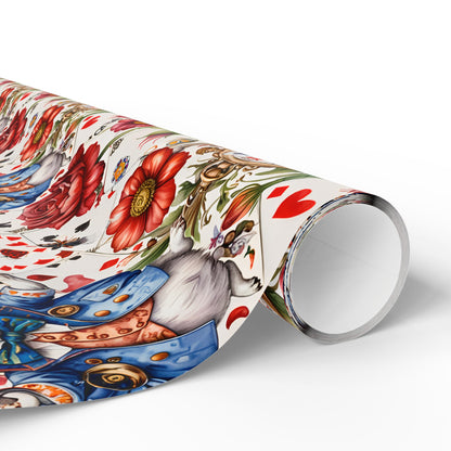Unique Wonderland Gift Wrap - Winter White for a Tea Party