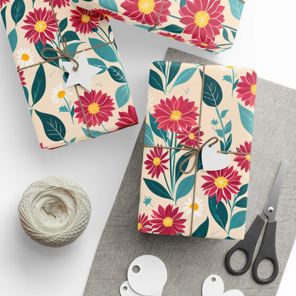 Daisy Wrapping Papers