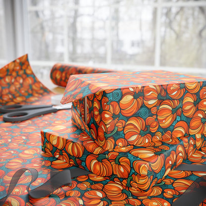 Pumpkin Wrapping Paper