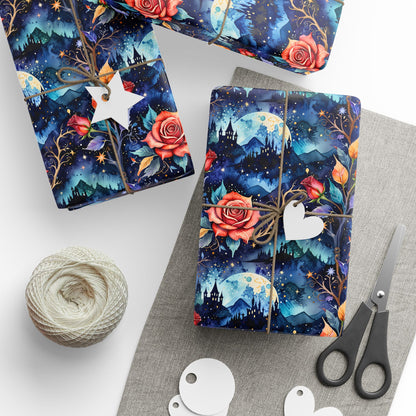 Floral Fantasy Wrapping Paper - Elegant Gift Wrap