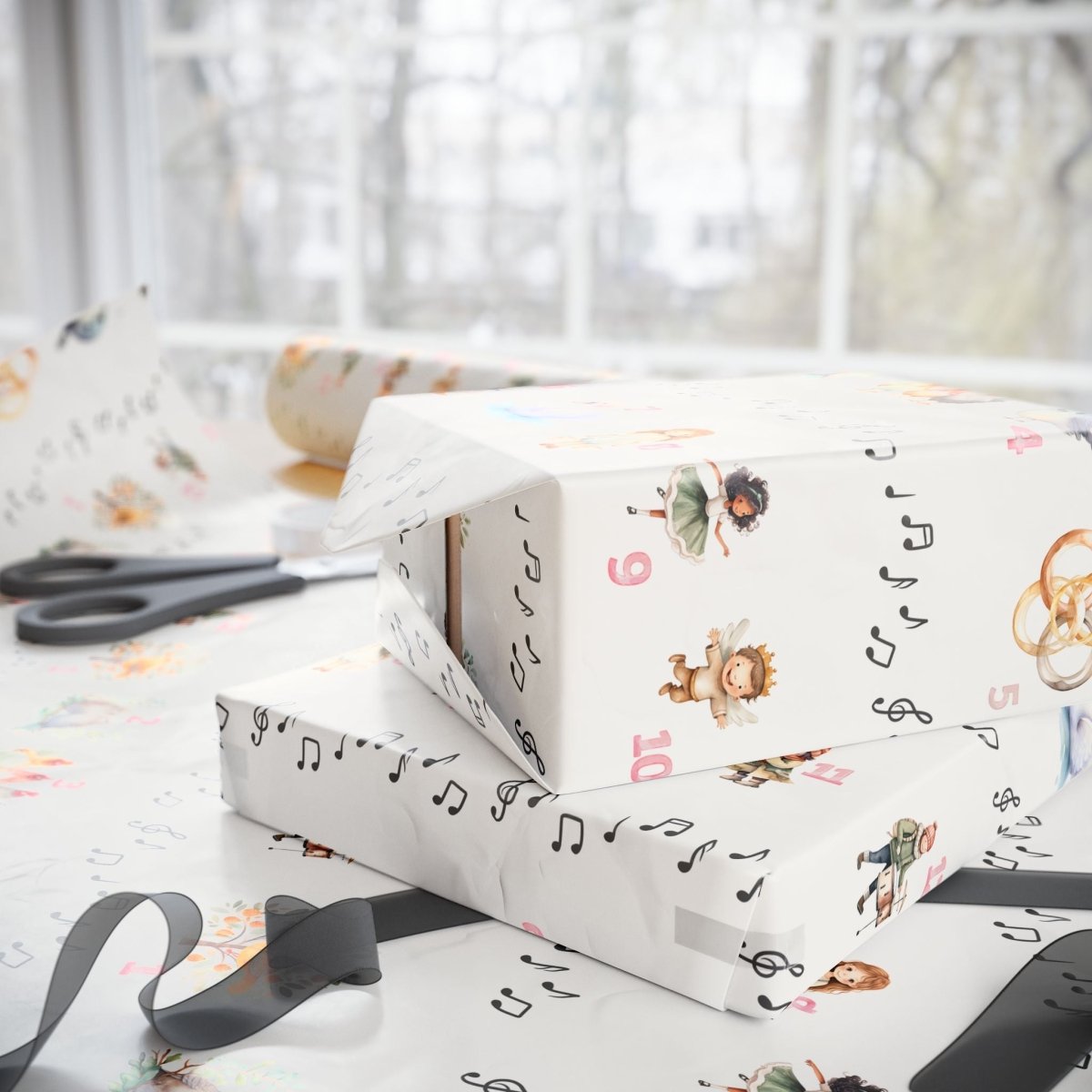 12 Days of Christmas – Classic Carol Wrapping Paper