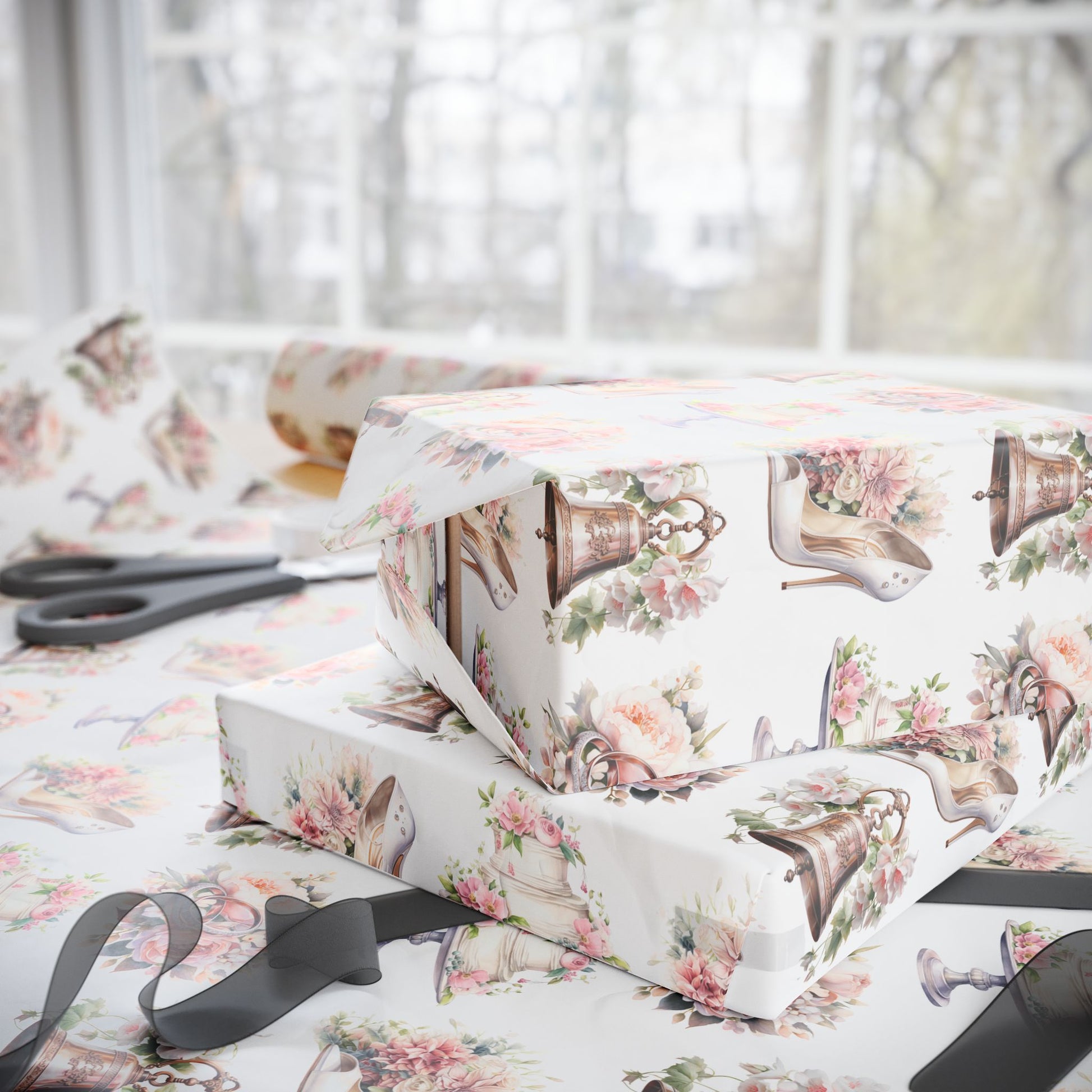 Iconic Wedding Elements Wrapping Design