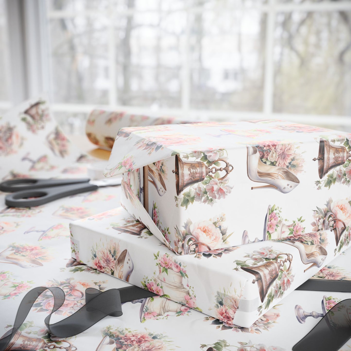 Iconic Wedding Elements Wrapping Design