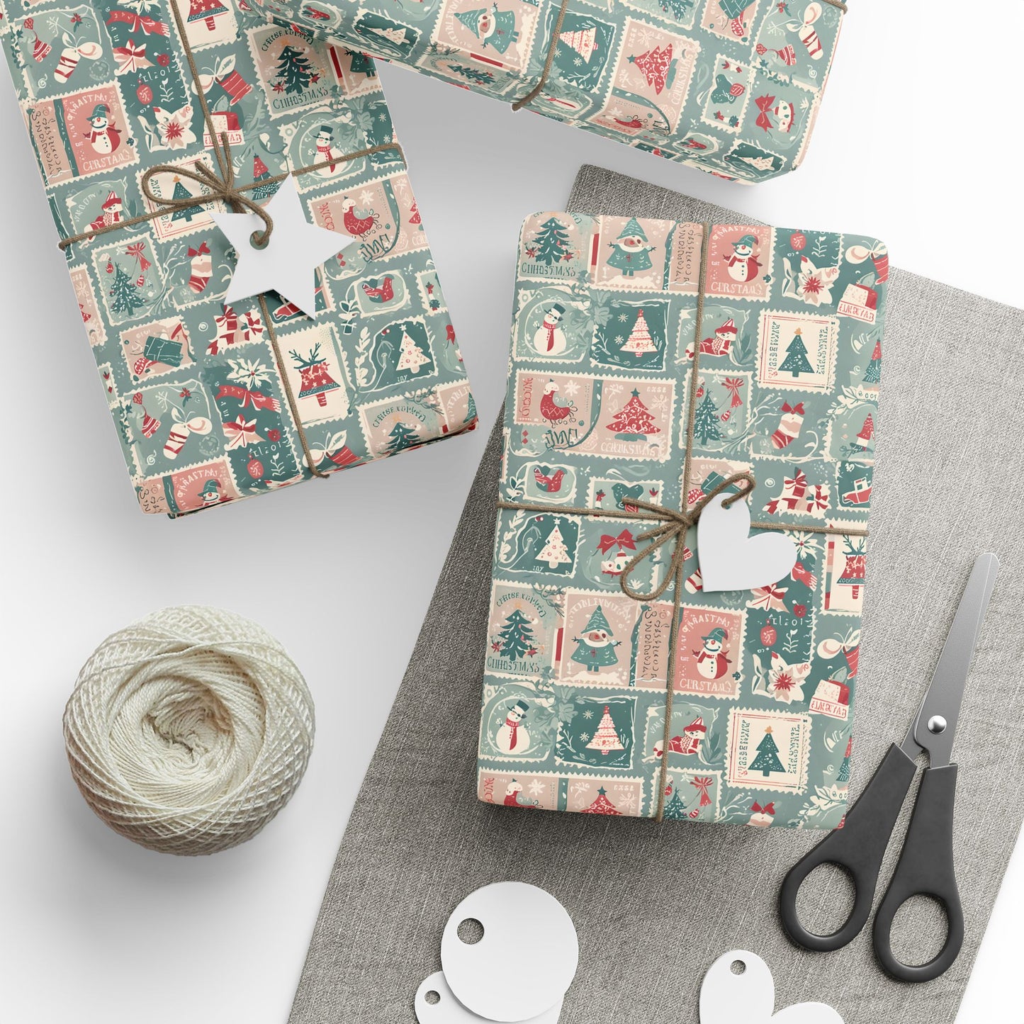 Charming Holiday Wrapping Paper Roll