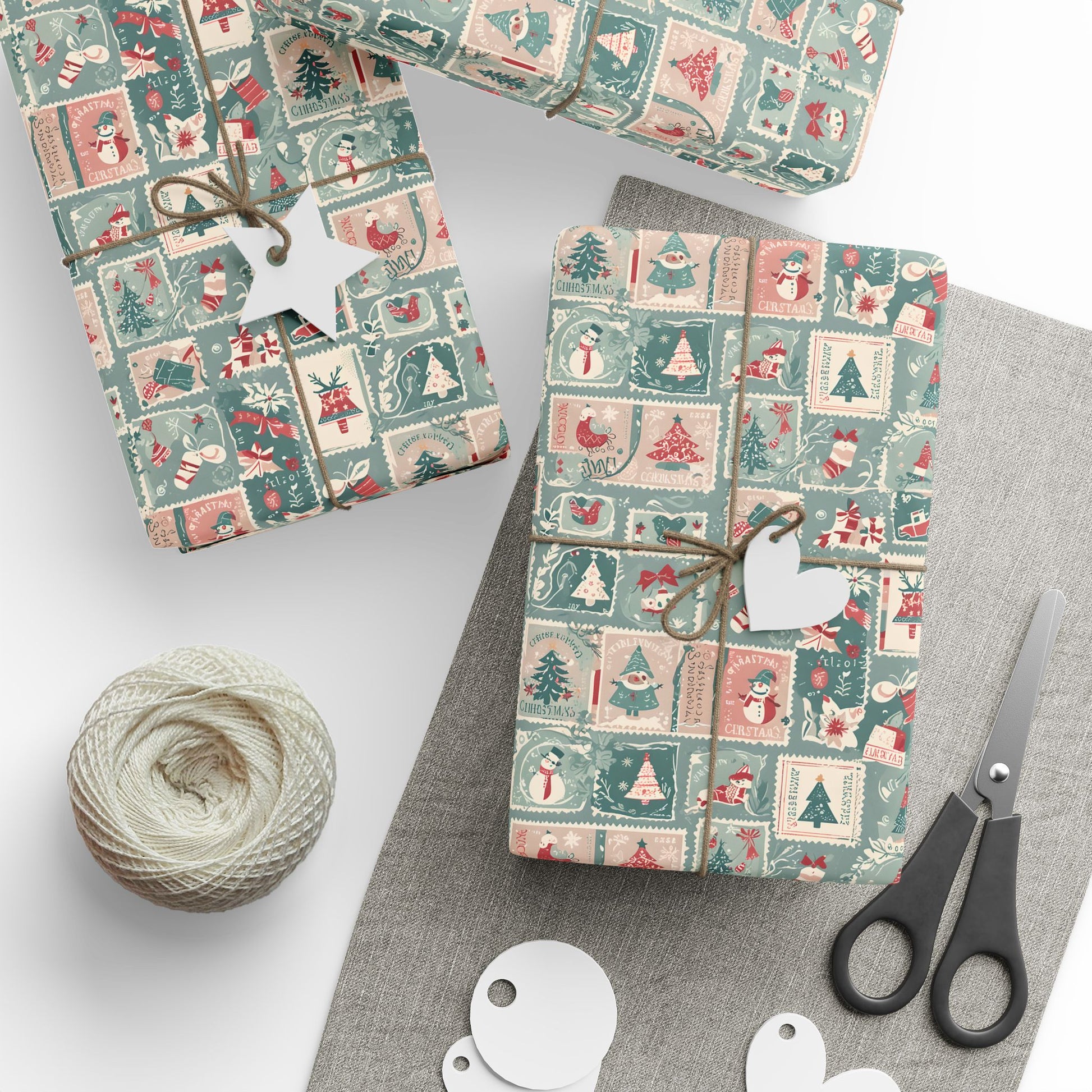 Charming Holiday Wrapping Paper Roll