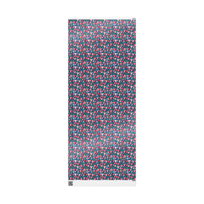 Vibrant Tulip Floral Wrapping Paper