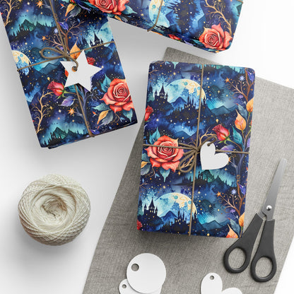 Floral Fantasy Wrapping Paper - Elegant Gift Wrap