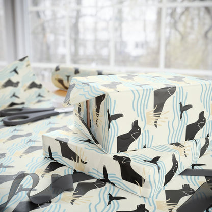 Waterfowl Watch – Black Lab Wrapping Paper