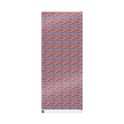 Vibrant Love Wrapping Paper - Colorful Gift Wrap