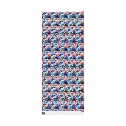 Celestial Rainbows – Whimsical Night Sky Wrapping Paper
