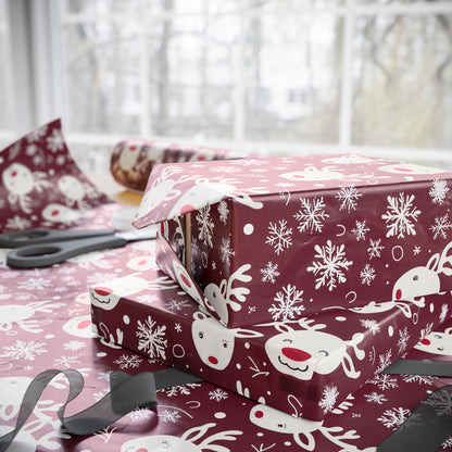 Sleigh All Day – Sassy Reindeer Wrapping Paper
