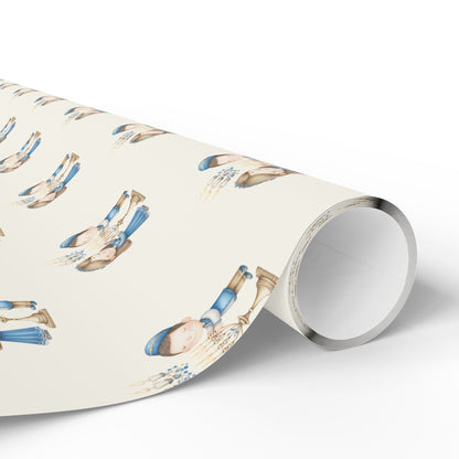 Menorah Lighting Wrapping Papers