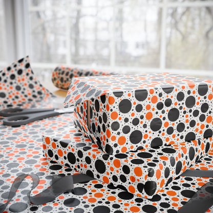 Dot It Like It’s Hot – Halloween Spot Wrapping Paper