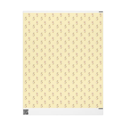 Charming Yellow Baby Duck Wrapping Paper
