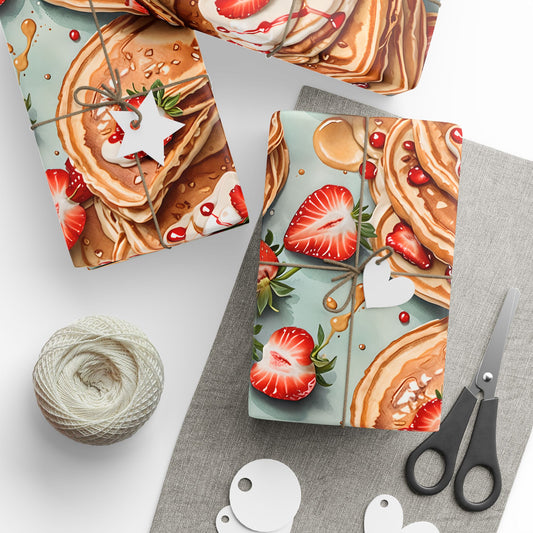 Pancake Wrapping Papers - Fun Food Gift Wrap
