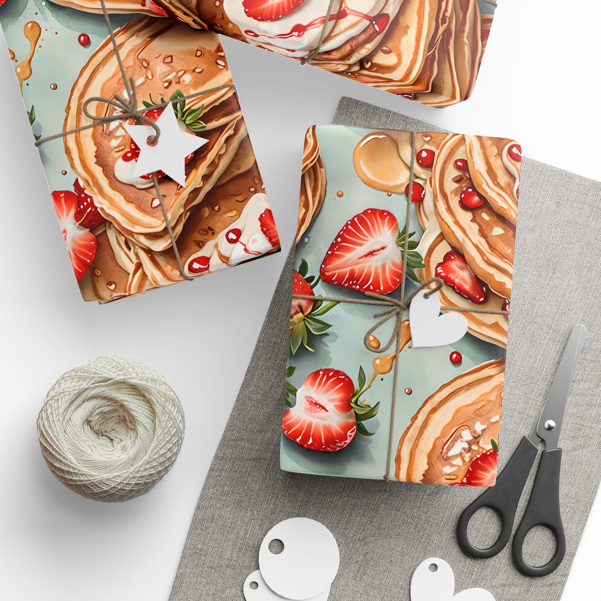 Pancake Wrapping Papers - Fun Food Gift Wrap