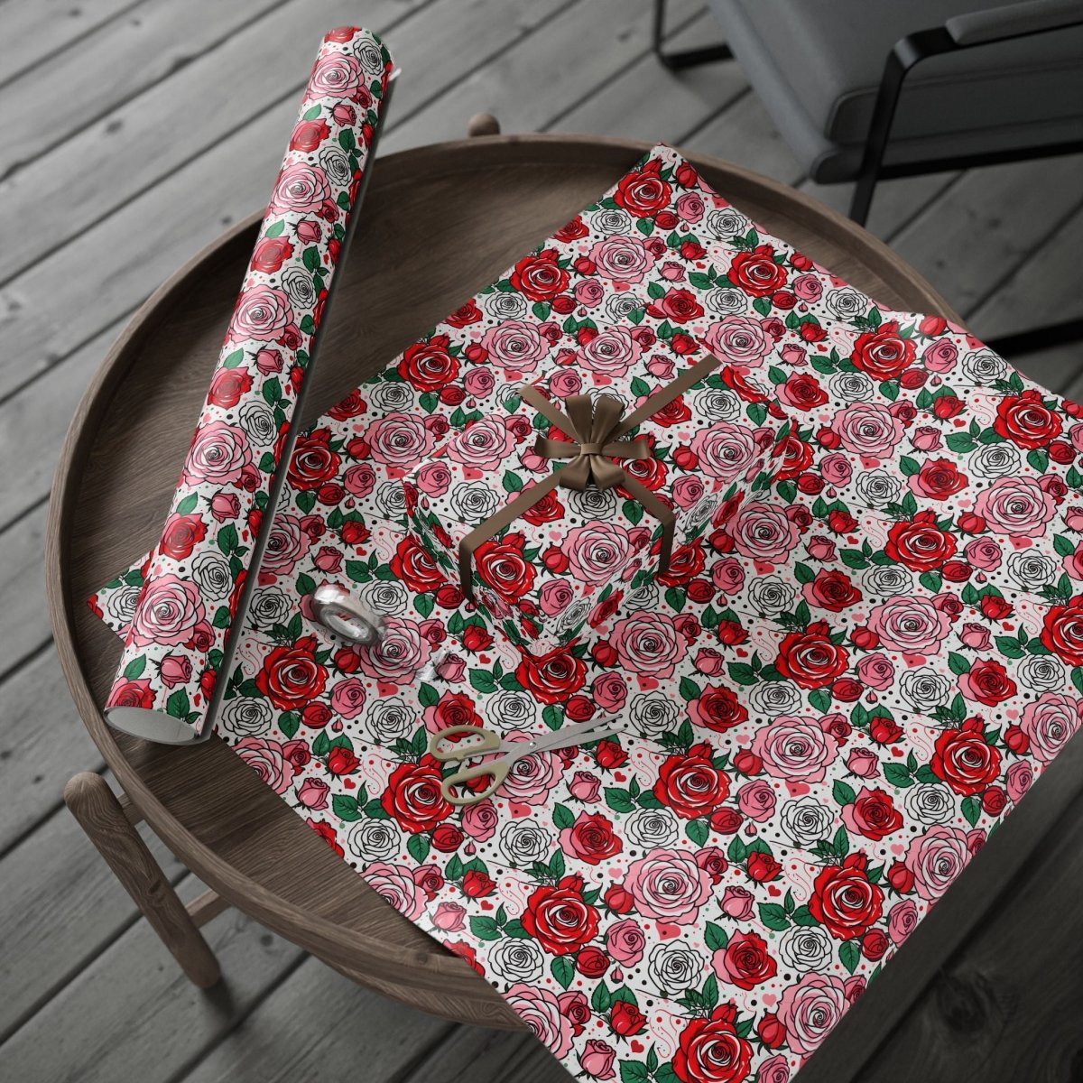 Romantic Floral Wrapping Paper