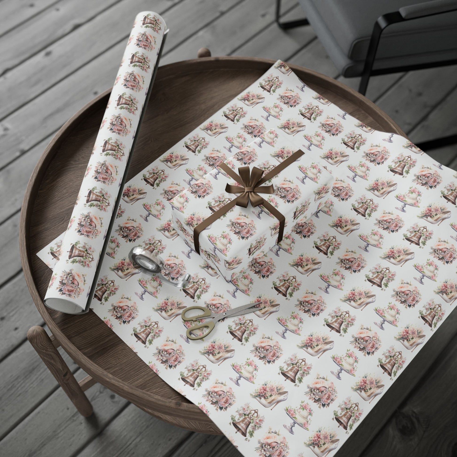 Iconic Wedding Elements Wrapping Design