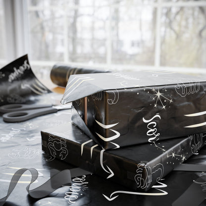 Sting & Spark – Scorpio Zodiac Wrapping Paper