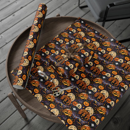 Spooky Halloween Gift Wrap for a Boo - tiful Surprise