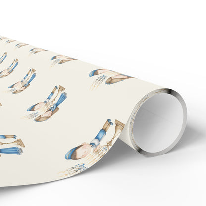 Menorah Lighting Wrapping Papers