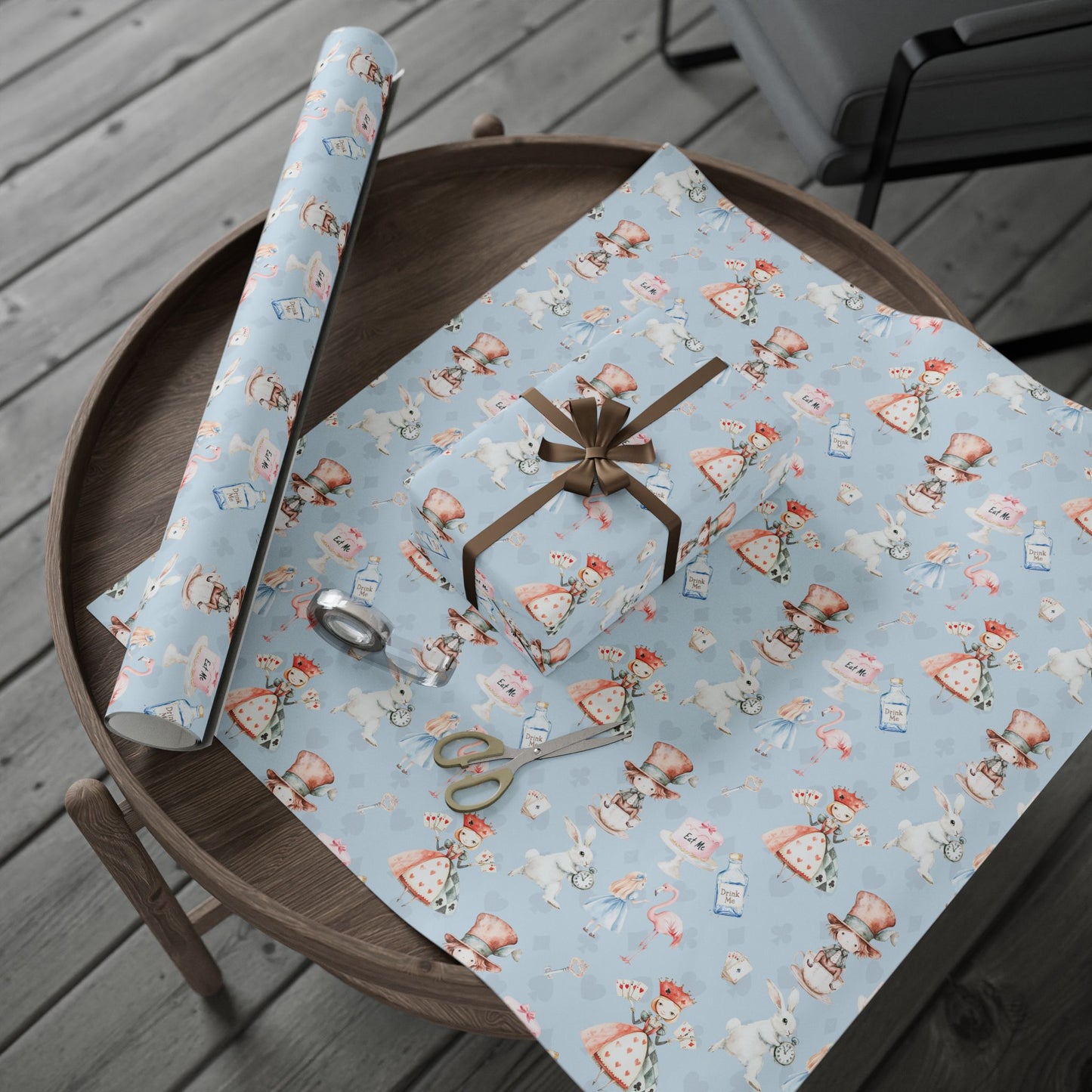 Alice in Wonderland Gift Wrap