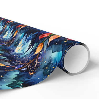 Floral Fantasy Wrapping Paper - Elegant Gift Wrap