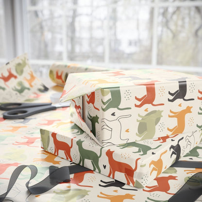 Cool Cats Club – Retro Cat Wrapping Paper