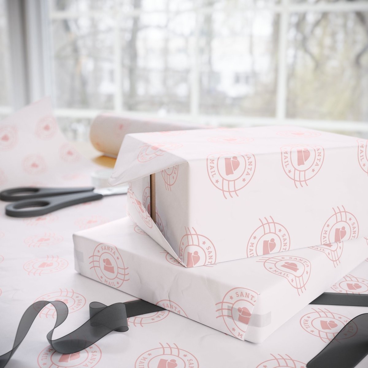 Santa Mail – Handwritten Letter Wrapping Paper