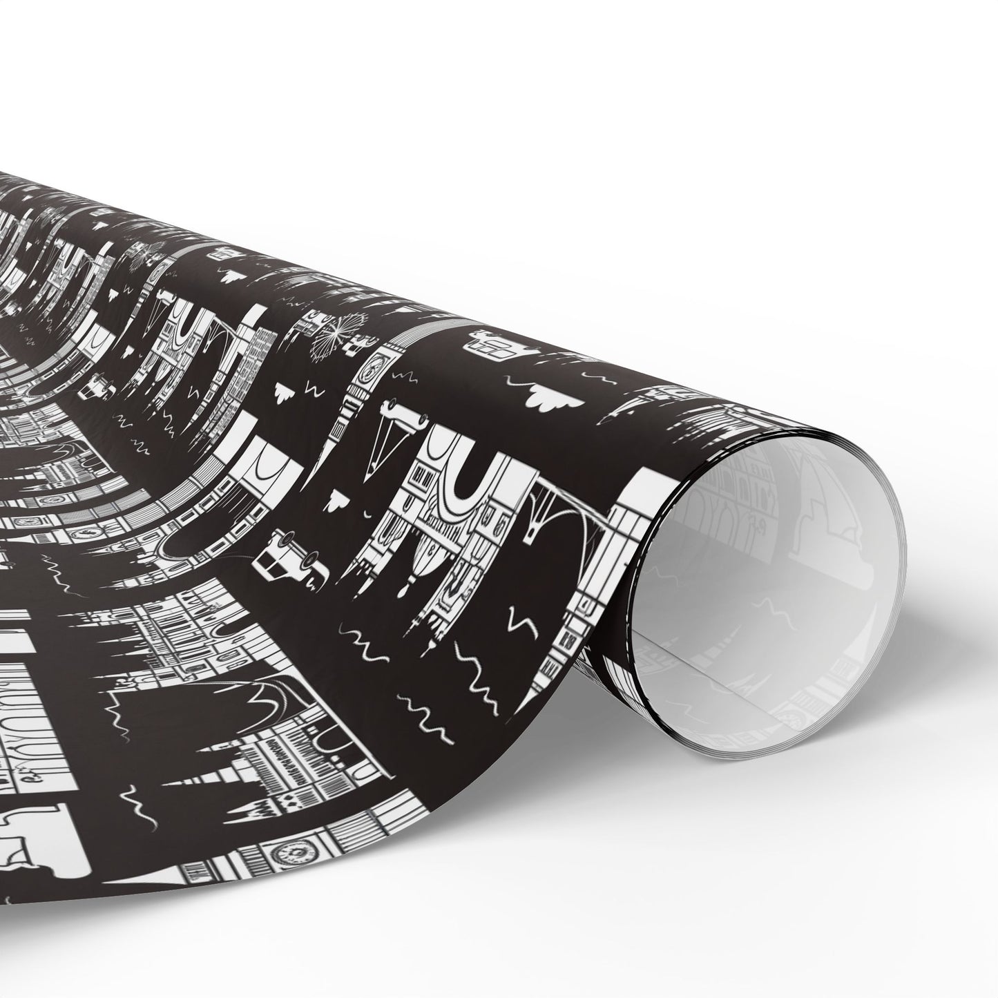Wrapping Papers - Stylish Abstract Cityscape Design